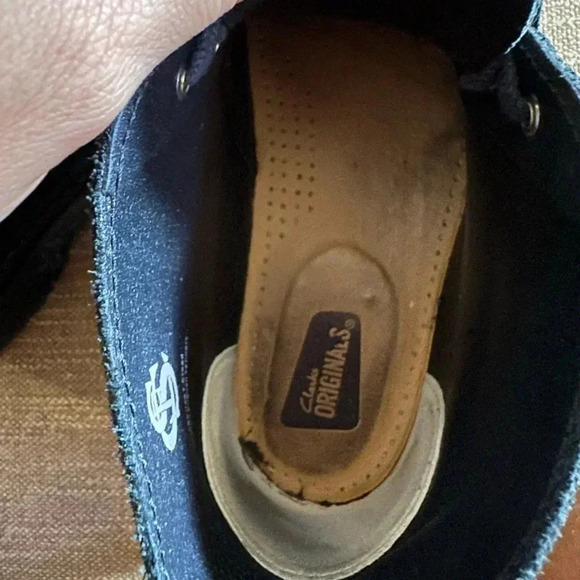 Clark’s Originals women’s size 7 desert boot black - Picture 6 of 8